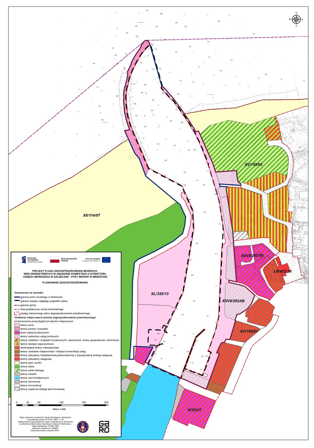 Rys. 2. Ustalenia miejscowych planów zagospodarowania przestrzennego gm. Trzebiatów